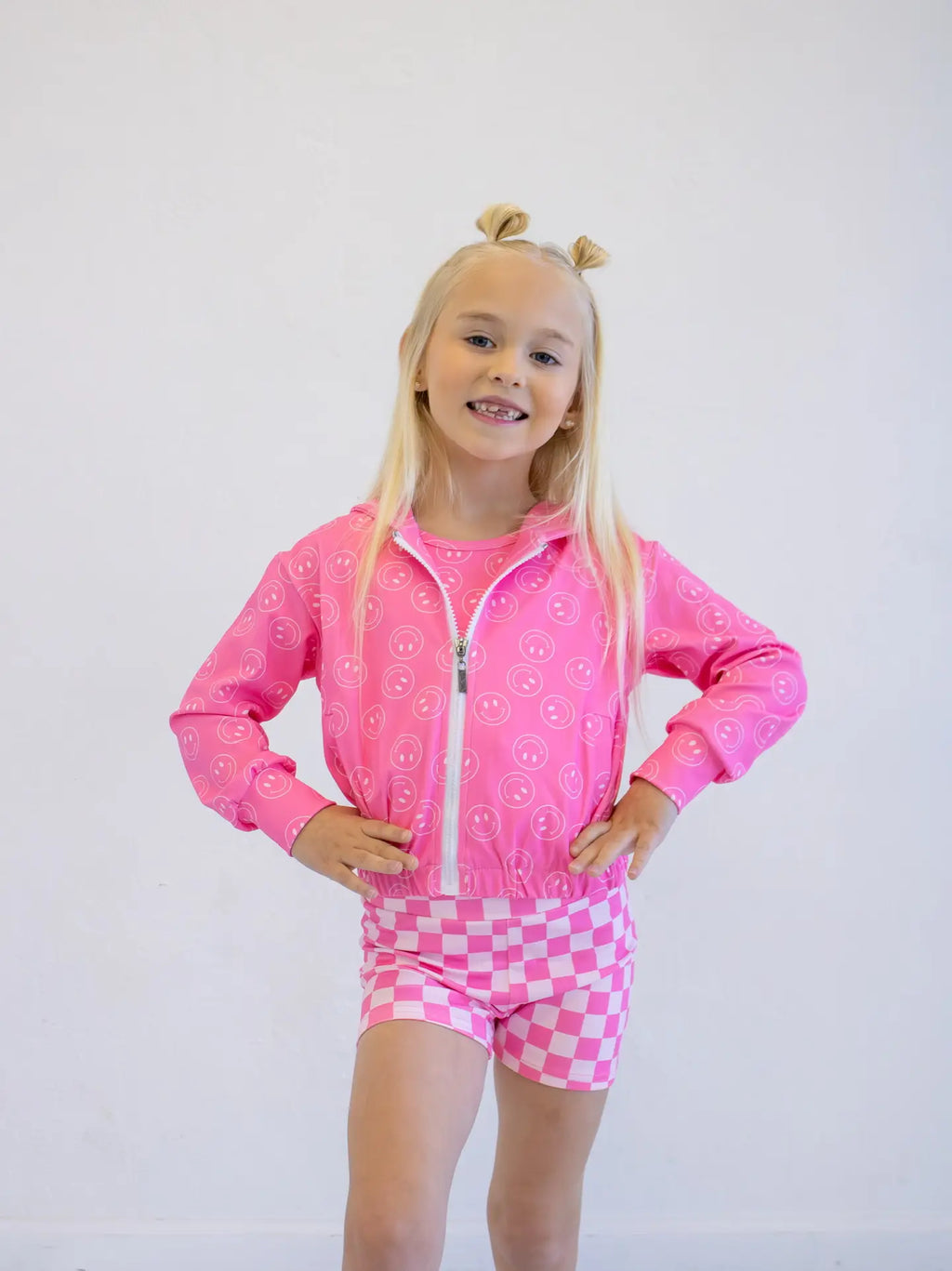 Pretty in Motion- Bubblegum Check (Jacket Only)