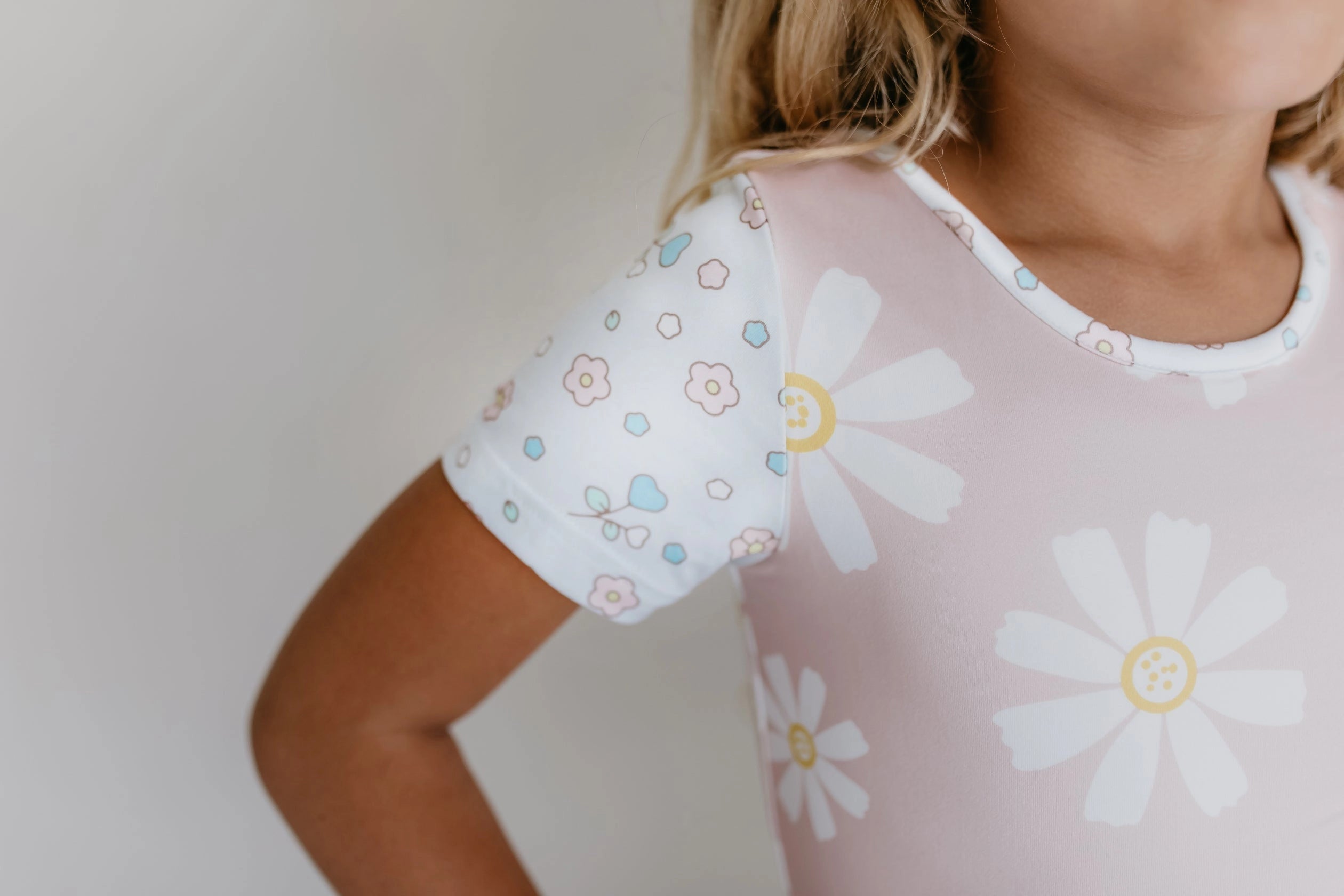 Kids Daisy Shortie Ballet Dance Gymnastics Tumble Leotard