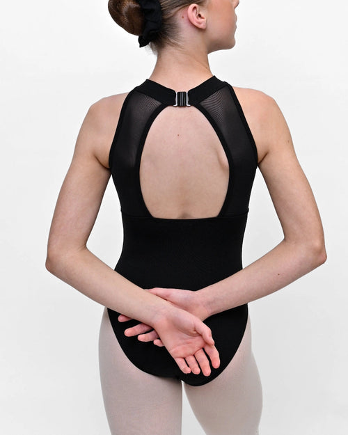 Gracie Mesh Panel Dance Leotard